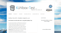Desktop Screenshot of kuehlbox-test.com